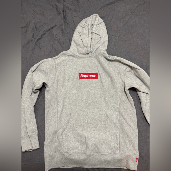 Supreme OG Red & Heather Gray Bogo Hoodie